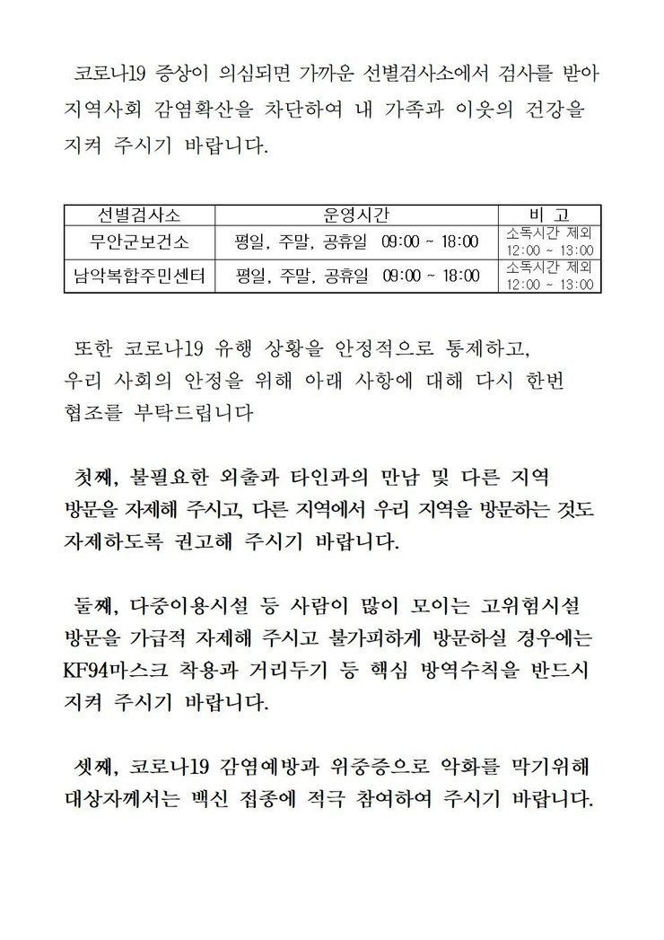 코로나19 확진자 발생에 따른 발표문(1499-1593)