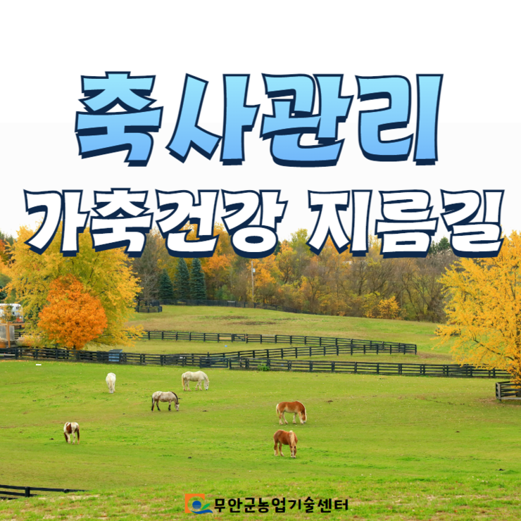 '축사관리 가축건강 지름길'