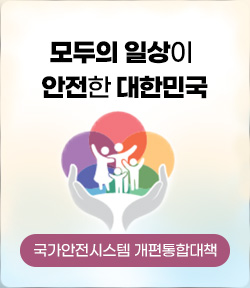 모두의 일상이 안전단 대한민국 국가안전시스템 개편통합대책